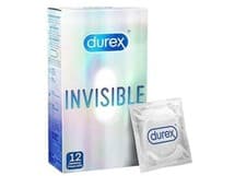 Image of Durex Invisible Condoms - condoms extra thin for intense sensation - 12 Pack UK