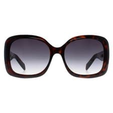 Image of Karen Millen Sunglasses KM5053 103 Dark Tortoise Gradient Dark Grey