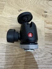 Image of Manfrotto 492lcd Mini Ball Head Mount Mint Condition With Cold Shoe Barely Used