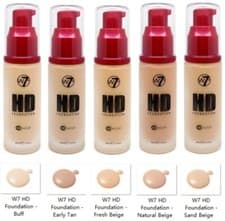 Image of W7 HD Foundation (5 shades)