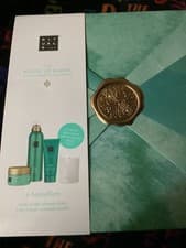 Image of Rituals The Ritual of Karma Gift Set Body Scrub Shower Gel Cream Candle new box