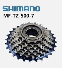 Image of Shimano MF-TZ500 7 Speed Bicycle Bike Freewheel 14- 28T Index - Screw On