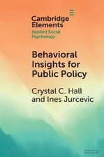 Image of Behavioral Insights for Public Policy - 9781009013918