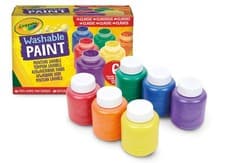 Image of CRAYOLA Washable Paints - Assorted Colours Pack of 6 | Perfect for Any Arts &...