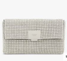 Image of BNWT Dune LondonDune Evanderr Diamante Embellished Clutch Bag + Dust Bag