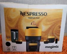 Image of Magimix 11729 Coffee Machine Vertuo Pop Smart - New + 12 Pods Liquorice Black UK