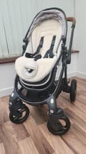 Image of EGG(2) HONEYCOMB (CREAM) PRAM & CARRYCOT BUNDLE