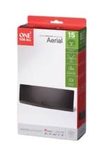 Image of One For All SV9430 Amplified Indoor Digital TV Aerial Curved HDTV Antenna Black