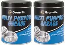 Image of 2 x Granville Multi Purpose LM2 Lithium Grease Lubricant 500g Metal Tin Can
