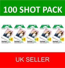 Image of FUJIFILM Instax Film - Mini - 100 Shot Pack (5 boxes of 20) Bundle