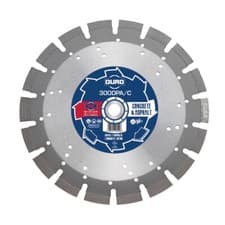 Image of Duro Asphalt Diamond Blade Concrete Cutting Clay Bricks Granite Flags Stone Beam