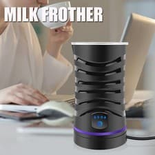 Image of Detachable Milk Frother and Steamer, Electric Milk Heater with Hot & Cold Foam