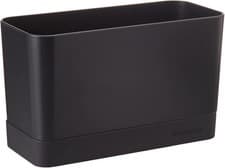 Image of Brabantia 117503 Sink Organiser with Removable Tray, Dark Grey, 8.5 x 19 x 11.5