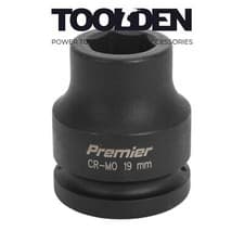 Image of Sealey IS3419 Impact Socket 19mm 3/4"Sq Drive