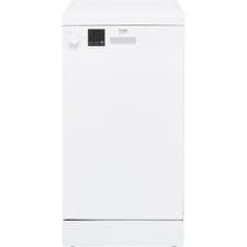 Image of Beko DVS04X20W Dishwasher Slimline 45cm 10 Place White E