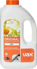 Image of Vax Pet Carpet Cleaner Solution Shampoo Original Citrus Burst Scent 1.5L