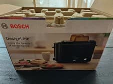 Image of Bosch DesignLine TAT3P423GB Compact Toaster - Black