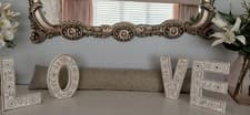 Image of Draft Excluder Quality Chevron Fern Green 108cm X 19cm