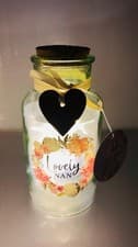 Image of LED Light Up Firefly Jars Wonderful Mum Or Lovely Nan Gift Bday Mothers Day Deco