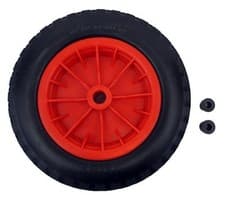 Image of 14" SOLID (puncture proof) Wheelbarrow wheel