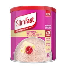 Image of SlimFast Powder Tin Raspberry & White Delicious Weight Management Shake