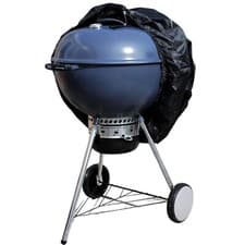 Image of BBQ Barbecue Cover Kettle Round Waterproof Breathable Quality Protection Bungee