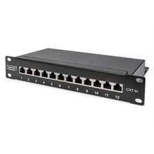 Image of Digitus CAT 6A Patch Panel shielded 12-Port 1HE 10 black"