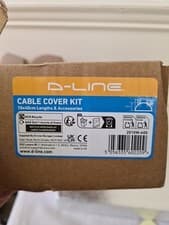 Image of D-Line Micro+ Cable Trunking 4-Meter Pack, Half 20mm (W) x 10mm (H), White