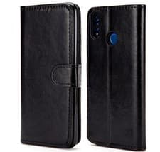Image of Leather Flip Wallet Case For Huawei P Smart 2019 2020 2021 Shockproof Cover