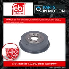 Image of 2x Brake Drums (Pair) fits OPEL CORSA D 1.3D Rear 06 to 14 203.2mm Set 055701379