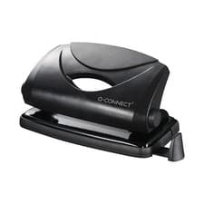 Image of Q-Connect Light Duty Hole Punch Black 875