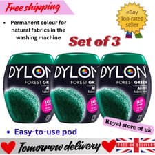 Image of Dylon Machine Dye Pod Forest Green, Set of 3