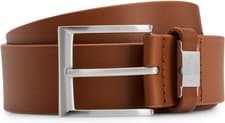 Image of Boss Mens Connio Tan Leather Belt Size 95cm ( fits 34”) New RRP £69