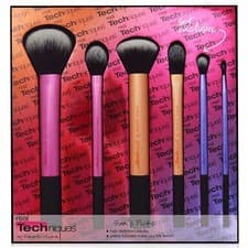 Image of Real Techniques Makeup Brush Set 6pcs Powder Blush Foundation Face Brushes UK