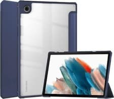 Image of UGOcase Galaxy Tab A8 10.5" Case, Smart Cover with Clear Shockproof Back - Darkb