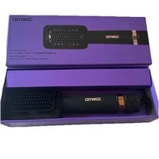 Image of Amika Double Agent 2-in-1 Blow Dryer Straightening Brush Black Boxed New RRP£119