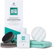 Image of Autoglym Headlight Restoration Kit, Quickly Restore Cloudy Headlights