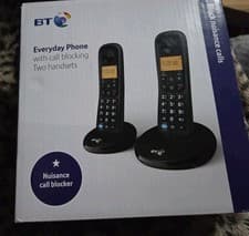 Image of BT Everyday Phones With Call Blocking Twin Set