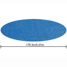 Image of Bestway Flowclear Solar Pool Cover 5.27 m for 5.49 m Frame Pools Round Blue