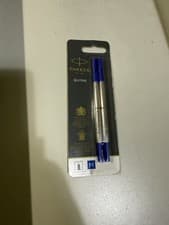 Image of Parker Rollerball Refill Medium Nib, Blue, Pack of 2 1950327 (tray10)