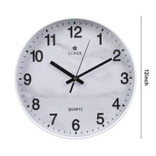 Image of Home Office Wall Clock Silent Non Ticking Kitchen Clocks Quartz Sweep Movement