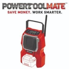Image of Einhell 3408017 Cordless Site Radio Speaker 18V Bluetooth TC-RA 18 BT BODY ONLY