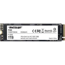 Image of Patriot P300 (P300P1TBM28) 1TB NVMe SSD, M.2 Interface, PCIe Gen3, 2280