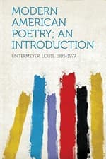 Image of Modern American Poetry; an Introduction by Not Available (2013, Trade Paperback)