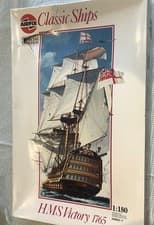Image of Airfix 09252 Classic Ships HMS Victory 1765 1:180 Model Kit UNUSED *BOX WEAR