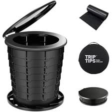 Image of TRIPTIPS 2022 Upgrade Retractable Portable Folding Toilet Travel Toilet Camping