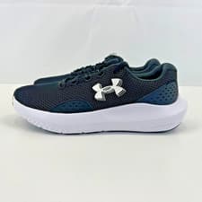 Image of Under Armour UA Charged Surge 4 Trainers Black/White Running size UK 7 / EU 41