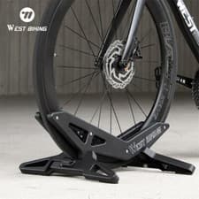 Image of WEST BIKING Adjustable Bicycle Stand Rack Bike Indoor Floor Parking Stand Black