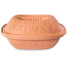 Image of Roman Pot Roaster Classic Natural Clay Steamer 3 Litre for up to 4 Pers...
