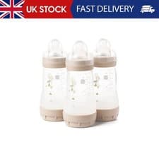 Image of MAM Easy Start Anti-Colic Baby Bottles | 3 Pack (3 x 260) | Self-Sterlising Baby
